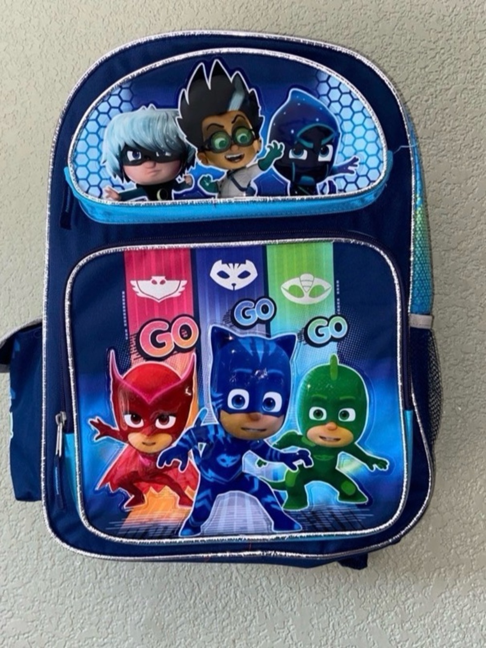 PJ Masks 16” Large Reinforced School Backpack NEW